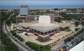 Ariel View of Accra
