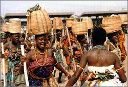 Festival in the volta region of Ghana
